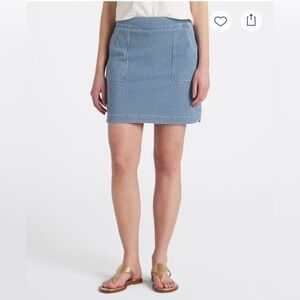 Tribal Light Blue Mini Skirt